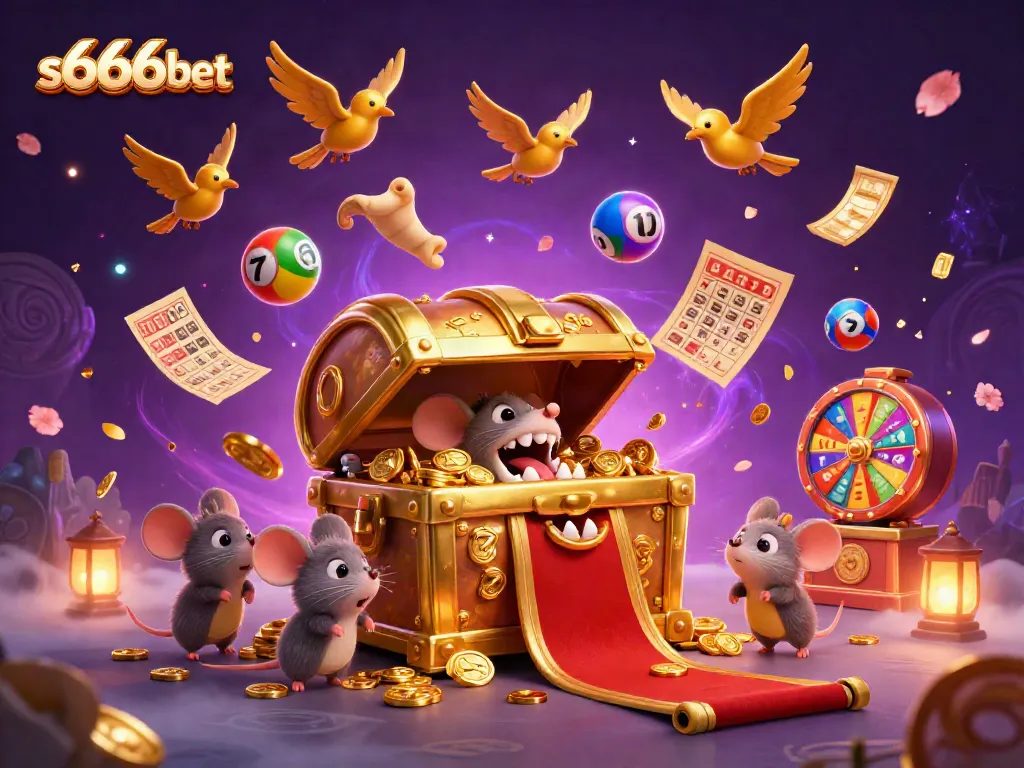 Experience excitement with s666bet through animated treasure and vibrant gaming elements.