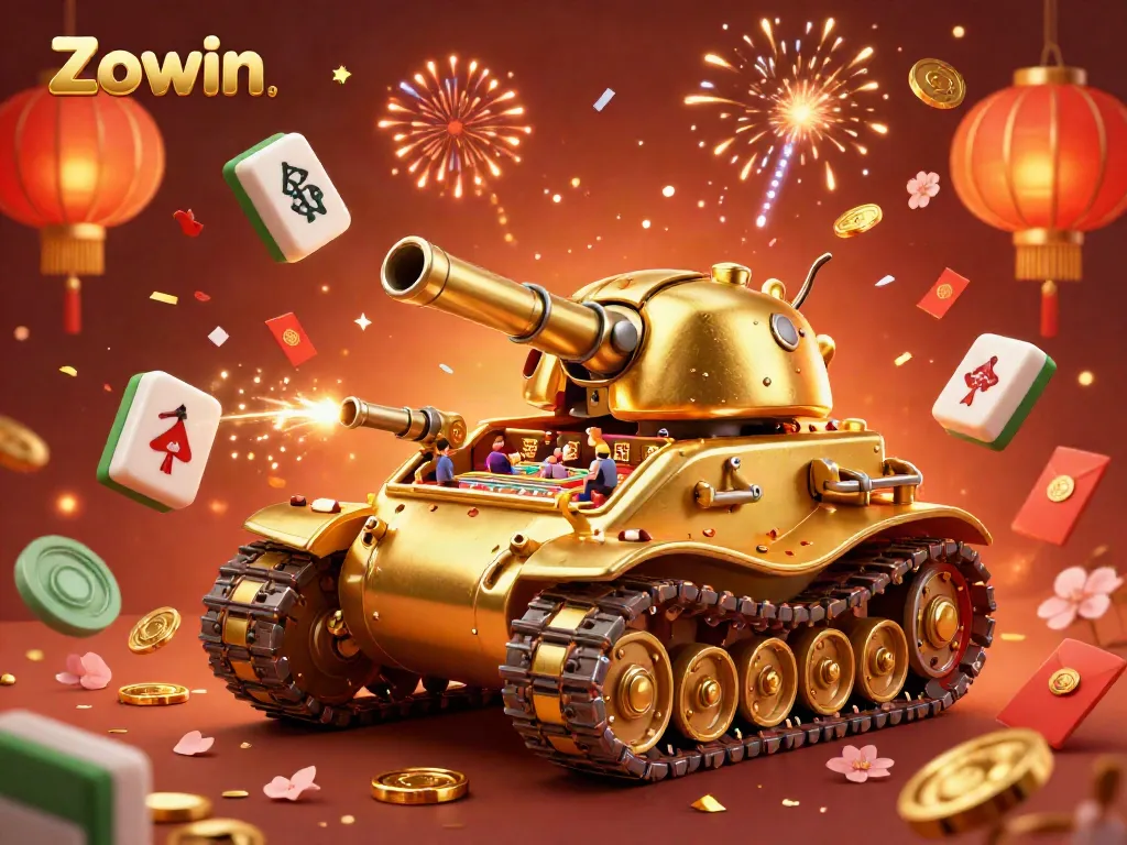 Zowin tank casino unleashes excitement with dynamic games and golden imagery