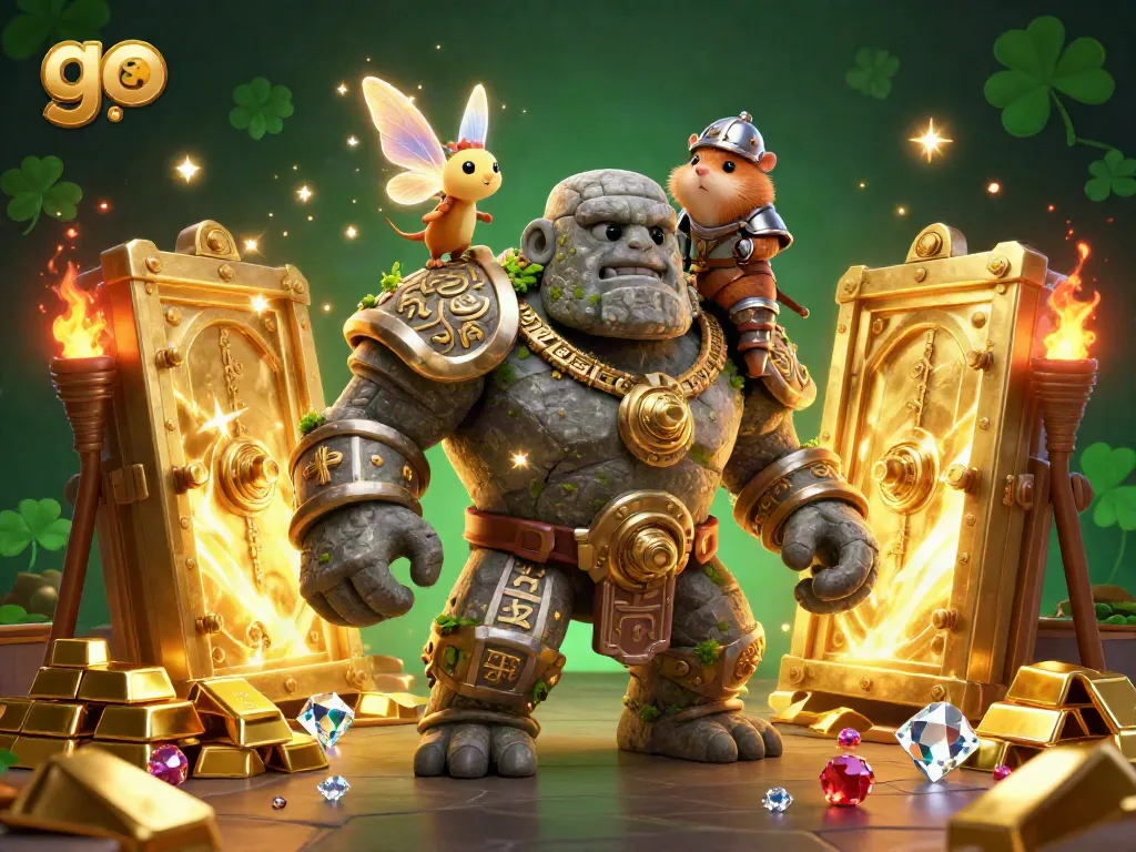 Experience the wonders of go 88 in an enthralling casino adventure featuring a magical scene of treasure and fantasy.